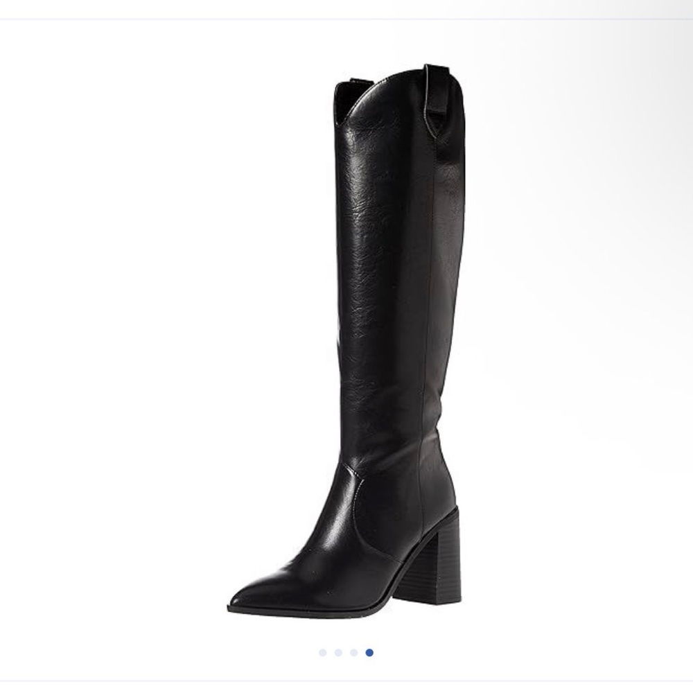 Sleek Black Heeled Boots